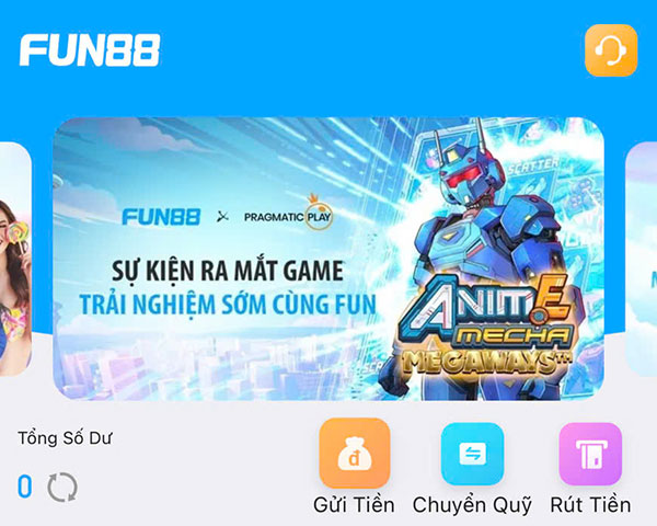 Gửi tiền Fun88